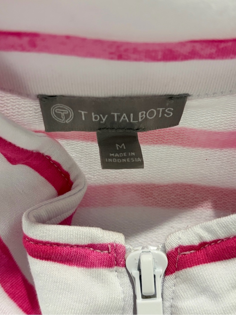 T by Talbots Mockneck Jacket - Wavy Tie-dye (M) - Picture 5 of 11